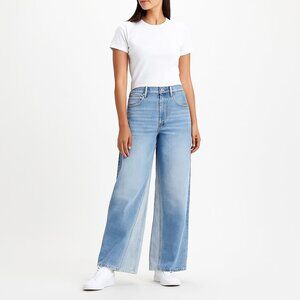 NWT Levi's 94 Baggy Wide Leg Jeans Light Wash 27 Y2K Paneled